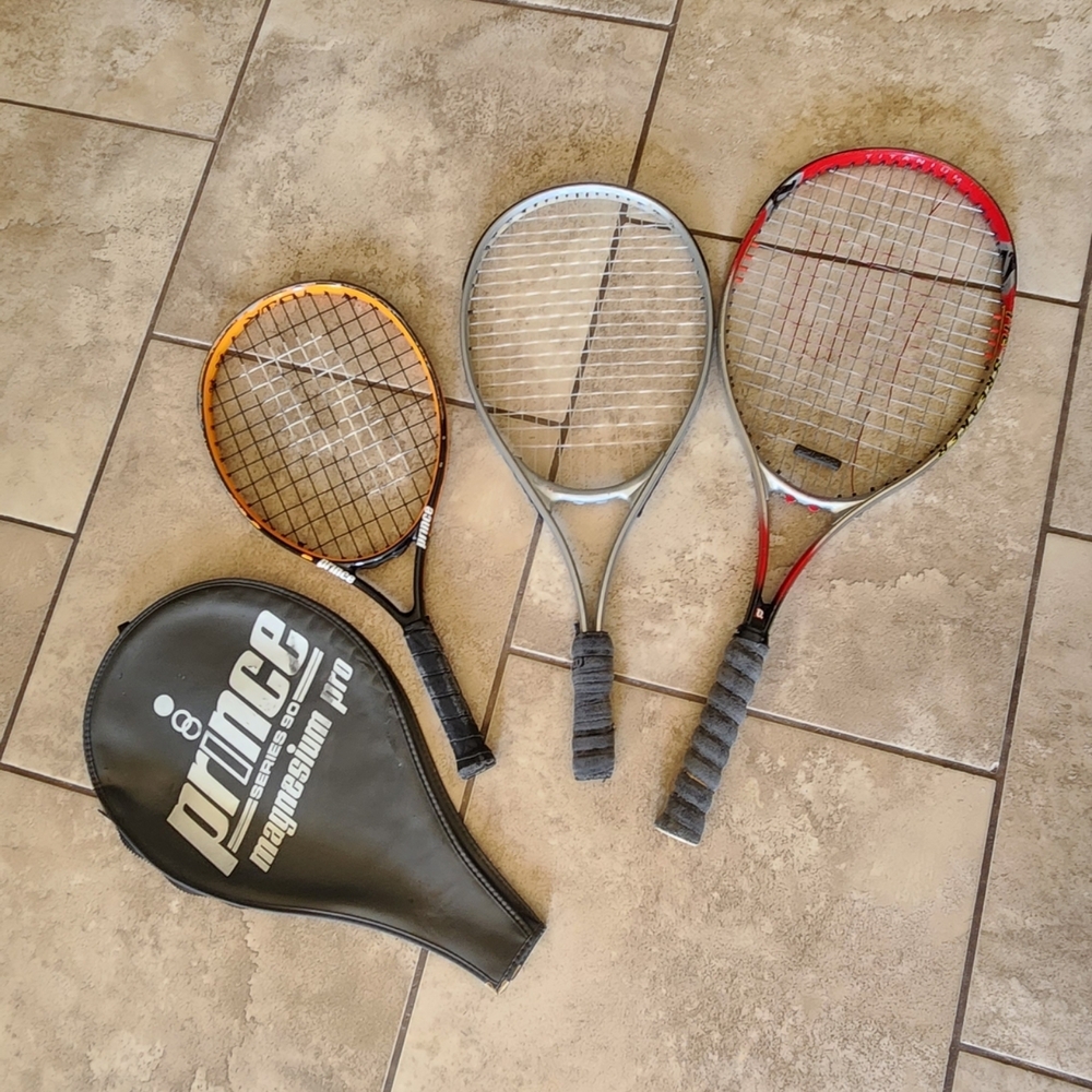 Prince Magnesium Pro Tennis Racket Trio